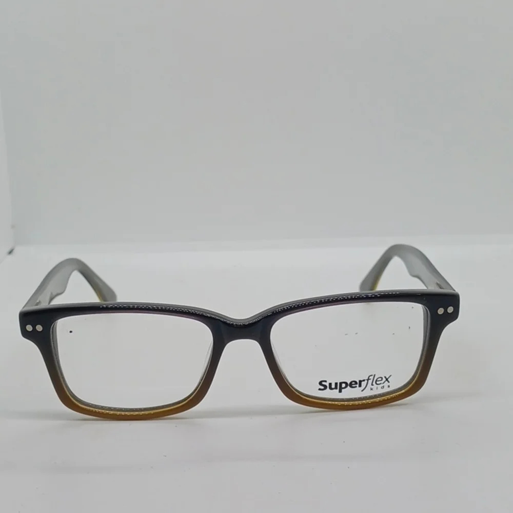 NWT KIDS SUPERFLEX EYEGLASS FRAMES 124 BROWN FADE